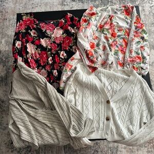 Women dress tops XXL 1X plus tops lot